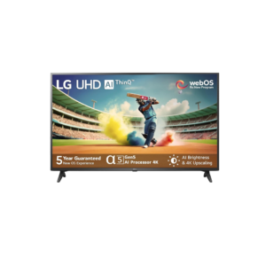 LG UQ7500 108 cm (43 inch) Ultra HD (4K) LED Smart WebOS TV with Mode, AI Sound & Active HDR (43UQ7500PSF)