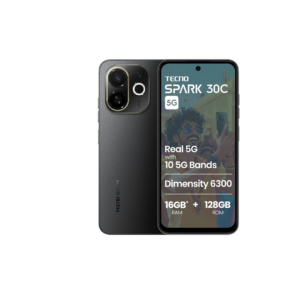Tecno Spark 30C 5G (Midnight Shadow, 128 GB)  (4 GB RAM)