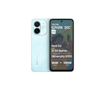 Tecno Spark 30C 5G (Azure Sky, 128 GB)  (8 GB RAM)