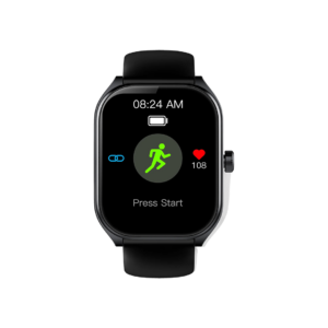 Cellecor TWIST 2.01" Curved HD Display | 800 NITS| AOD| BT-Calling| AI Voice Assistance Smartwatch  (Grey Strap, Free Size)