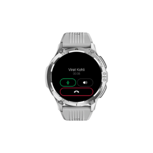 Noise NoiseFit Force Plus Smartwatch with Bluetooth Calling (37.08mm AMOLED Display, IP67 Water Resistant, Mist Grey Strap)