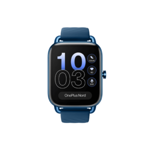 OnePlus Nord Watch with 1.78 AMOLED Display, 60 Hz Refresh Rate, 105 Fitness Modes, 10 Days Battery, SPO2, Heart Rate, Stress Monitor, Women Health Tracker & Multiple Watch Faces [Deep Blue]