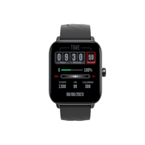 Fastrack Rider with 4.64 cm TFT LCD Display, SingleSync BT Calling Unisex Smart Watch with Black Strap