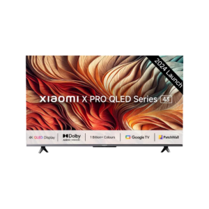 XIAOMI X Pro QLED 108 cm (43 inch) QLED Ultra HD (4K) Smart Google TV with 4K | Audio |DTS Virtual: X | Vivid Picture Engine 2 with Adaptive Brightness  (L43MA-SIN)