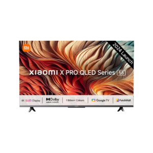 Xiaomi X Pro 139 cm (55 inch) QLED 4K Ultra HD Google TV with Dolby Vision & Dolby Atmos (2024 model)