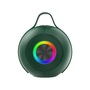 CELLECOR CLB51 DRUMZ 10W Mini Portable Wireless Speaker | 10 Hour Playtime | v5.3 | RGB Light Bluetooth Speaker (Green)