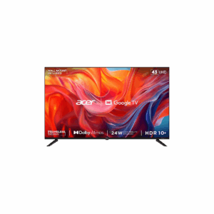 Acer 108 cm (43 inch) Ultra HD (4K) LED Smart Google TV with Dolby Atmos, HDR10+  (AR43GT2851UDFL)