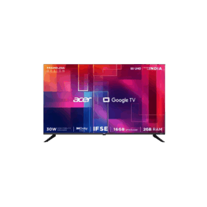 Acer G plus Series 127 CM (50 inch) Ultra HD (4K) LED Smart Google TV with (black) 2024 Model  (AR50UDGGR2851AD)