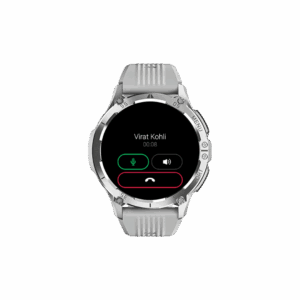 Noise NoiseFit Force Plus Smartwatch with Bluetooth Calling (37.08mm AMOLED Display, IP67 Water Resistant, Mist Grey Strap)