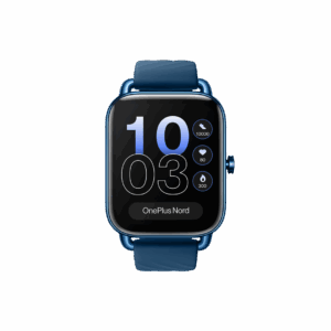OnePlus Nord Watch with 1.78 AMOLED Display, 60 Hz Refresh Rate, 105 Fitness Modes, 10 Days Battery, SPO2, Heart Rate, Stress Monitor, Women Health Tracker & Multiple Watch Faces [Deep Blue]