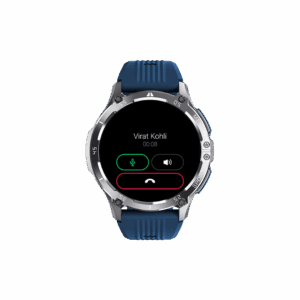 Noise NoiseFit Force Plus Smartwatch with Bluetooth Calling (37.08mm AMOLED Display, IP67 Water Resistant, Teal Blue Strap)