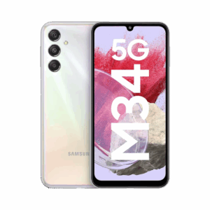 SAMSUNG Galaxy M34 5G without charger (Prism Silver, 128 GB)  (6 GB RAM)
