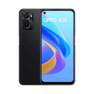 Oppo A76 (Glowing Black, 6GB RAM, 128 Storage)