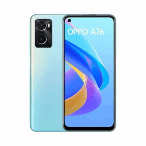 Oppo A76 (Glowing Blue, 6GB RAM, 128 Storage)