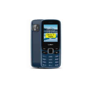 LAVA A1 Vibe (2025) Dual SIM | 2' Inch Big Display | Long-Lasting AI Battery  (Blue)