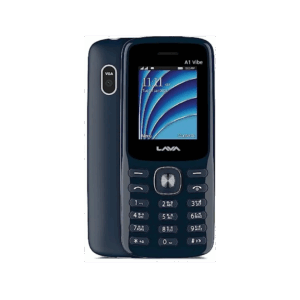 LAVA A1 Vibe DS Keypad Phone|1000 mAh Battery|0.3MP Rear Camera|Expandable Upto 32 GB  (Blue, Silver)
