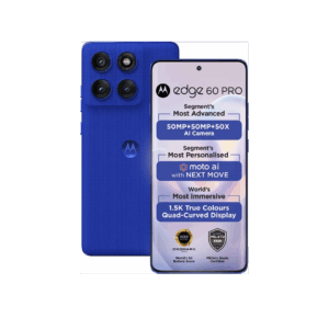 MOTOROLA Edge 60 Pro (Pantone Dazzling Blue, 256 GB)  (8 GB RAM)