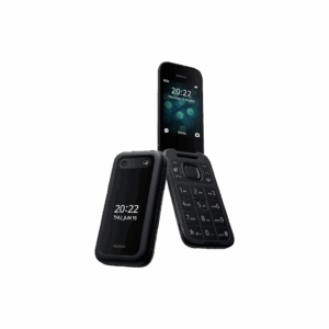 Nokia 2660 Flip 4G Volte Black keypad Mobile with Dual Sim & Screen, MP3 Player  (Black)