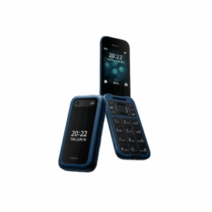 Nokia 2660 Flip 4G Volte Black keypad Mobile with Dual Sim & Screen, MP3 Player  (Blue)