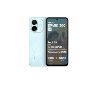 Tecno Spark 30C 5G (Azure Sky, 128 GB)  (4 GB RAM)