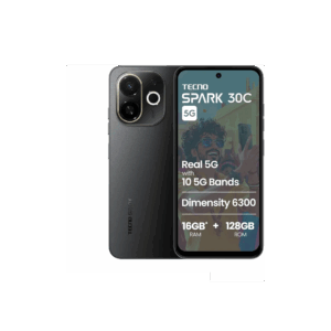 Tecno Spark 30C 5G (Midnight Shadow, 128 GB)  (8 GB RAM)