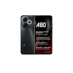 itel A80 (Sandstone Black, 128 GB)  (4 GB RAM)