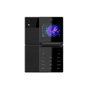 itel Flip 1 Keypad Mobile with Type C Charging| Leather Back | 1200 mAh Battery  (Black)