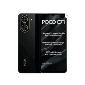 POCO C71 (Power Black, 64 GB)  (4 GB RAM)