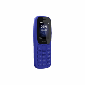 Nokia 105 Classic with Charger  (Blue)